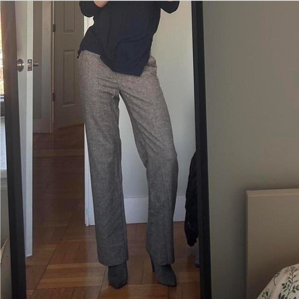 Brandy Melville Tweed Brown Pants